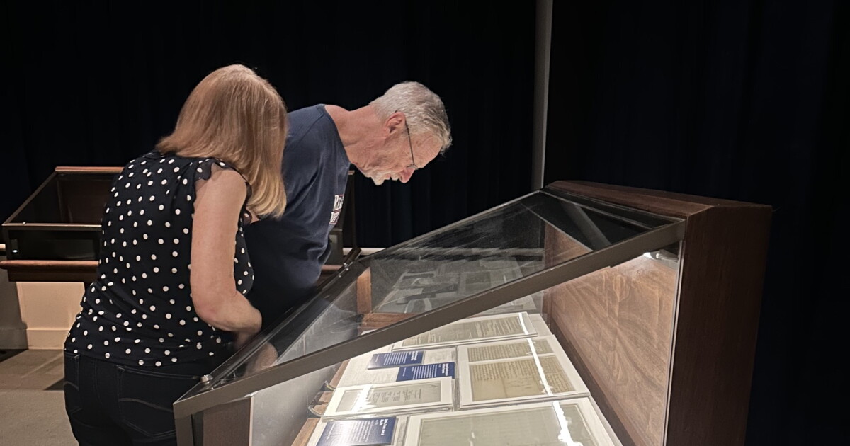 Louisiana Purchase and other American history documents on display in Ventura County