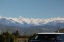 The Sierra Nevada towers over the eastern San Joaquin Valley.