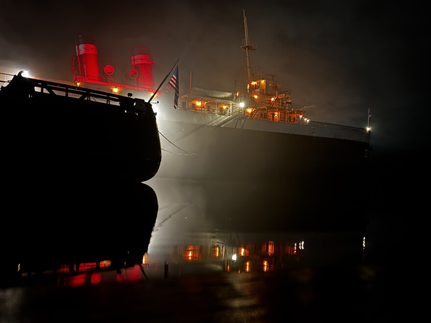 S.S. City of Milwaukee transformed into Manistee's Ghost Ship (Courtesy: The Society for the Preservation of the S.S. City of Milwaukee)