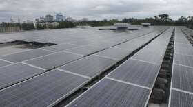 Solar arrays on a City of Orlando owned building. Photo: Amy Green, WMF