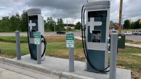 Electric vehicle chargers.