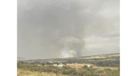 Cottonwood Flat Fire from I-70