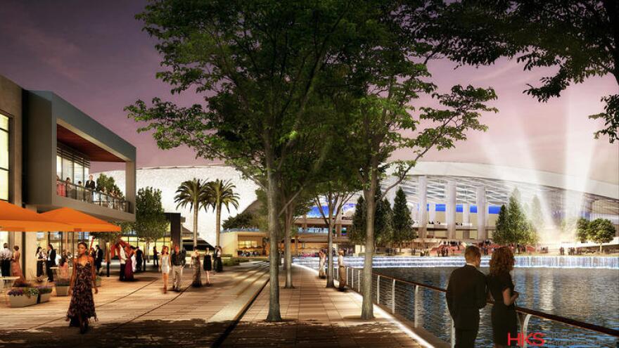 Inglewood stadium rendering