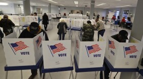 Voters in Cleveland cast their ballots during Ohio's primary election during the start of the coronavirus pandemic on March 13. Secretary of State Frank LaRose is encouraging healthy poll workers to show up for the general election on Nov. 3.