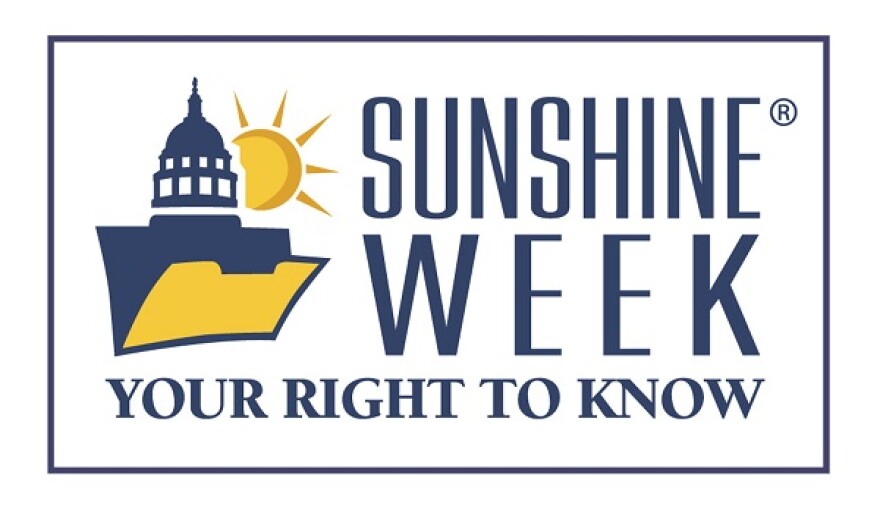 The Sunshine Week logo.
