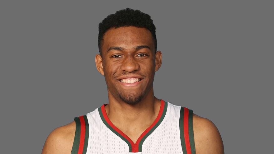 ST. FRANCIS, WI - SEPTEMBER 29: Jabari Parker #12 of the Milwaukee Bucks poses for a portrait during media day on September 29, 2014 at the Bucks Training Center in St. Francis, Wisconsin. NOTE TO USER: User expressly acknowledges and agrees that, by downloading and or using this Photograph, user is consenting to the terms and conditions of the Getty Images License Agreement. Mandatory Copyright Notice: Copyright 2014 NBAE (Photo by Gary Dineen/NBAE via Getty Images)