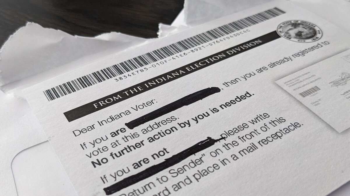 Indiana registered voters receive postcards from state as part of voter roll cleanup - Vimarsana News