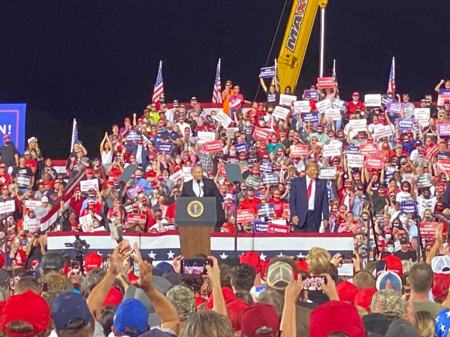 Lt. Gov. Dan Forest, who is running for governor in North Carolina, is invited to speak on stage with Donald Trump.