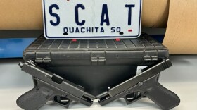 Firearms recovered by the Ouachita Parish Sheriff’s Office