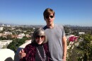 Author Anne Rice with her son Christopher Rice