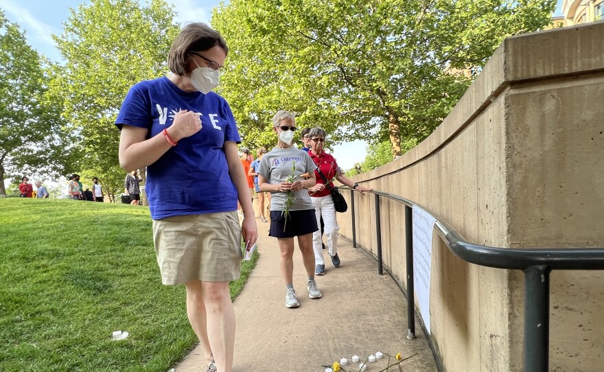 Highlights of Sunday's gun violence vigil in Uptown Normal.