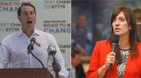 Chris King, left, and Jeanette NuÃ±ez, right, are the Democratic and Republican candidates for Lt. Governor. 