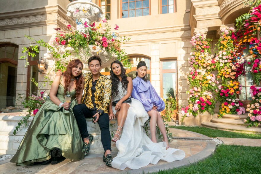 Anna Shay, Kane Lim, Kelly Mi Li, Jamie Xie are in season 2 of <em>Bling Empire.</em>