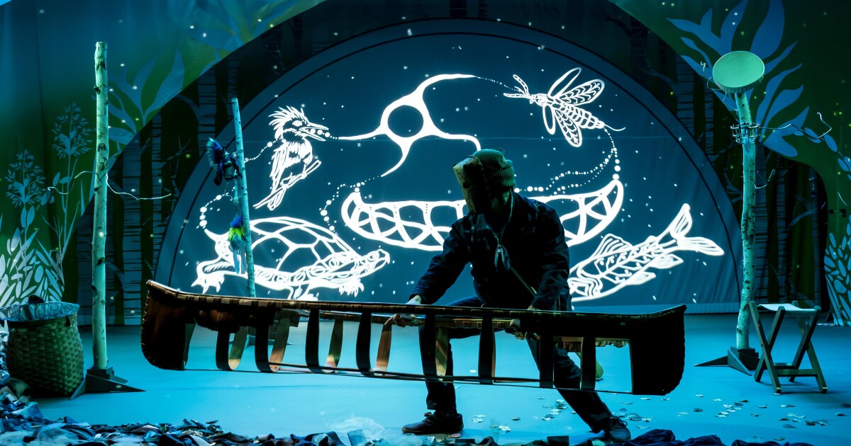 'Skeleton Canoe' is a multimedia, one-person puppet show. This ASU professor helped write it