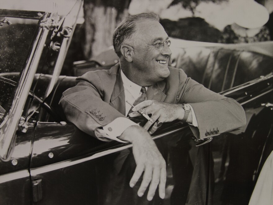 It wasn't until near the end of his life that Franklin Roosevelt, seen here in 1937, finally acknowledged the steel braces he used throughout his presidency.