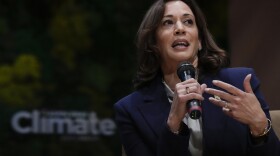 Vice President Kamala Harris speaks at the Aspen Ideas: Climate conference, Wednesday, March 8, 2023, in Miami Beach, Fla. The conference is co-hosted by the Aspen Institute and the City of Miami Beach.