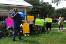 Antonio Butts with Walnut Way Conservations Corps. It along with The Wisconsin Ecojustice Base Builders