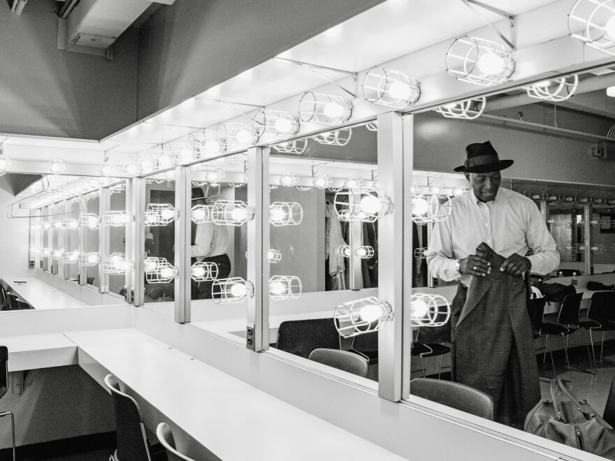 Donald Holmes is backstage at the Tennessee Performing Arts Center. He's on the board of directors for the Nashville Opera and is an occasional extra in its performances.