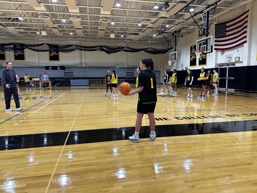 The Golden Knights get ready for the women's basketball season at The College of Saint Rose in Albany under new coach Will Brown.