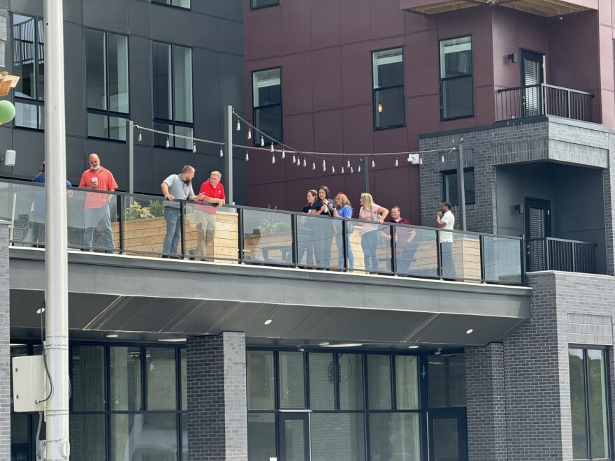 The new mixed-use development project brings 14 affordable units to the Old Southside.