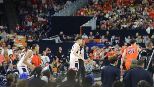 UConn Freshman Braylon Mullins from Greenwood, Indiana, helped lead the Huskies to punch their ticket to the NCAA Men's March Madness Finals.