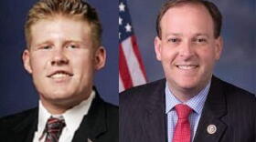 Republicans Andrew Guiliani (l) and Rep. Lee Zeldin have announced their intentions to run for New York governor WIKIPEDIA