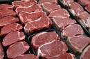 Steaks and other beef products are displayed for sale at a grocery store in McLean, Va. (J. Scott Applewhite/AP)