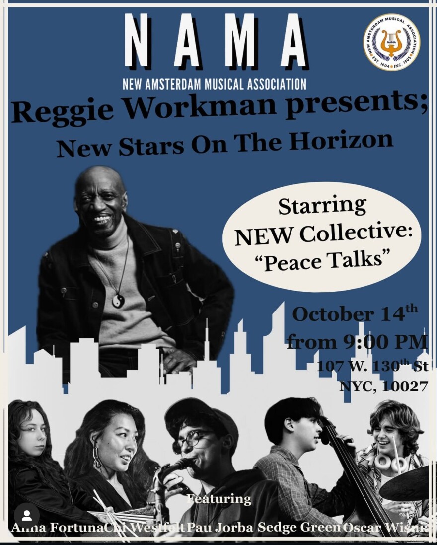 NEA Jazz Master and NAMA present "New Stars on the Horizon" on October 14