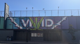 Vivid Music Hall in downtown Gainesville prepares for The Fest 24 on Thursday, Oct. 22, 2026. (Seth Haber/WUFT News)