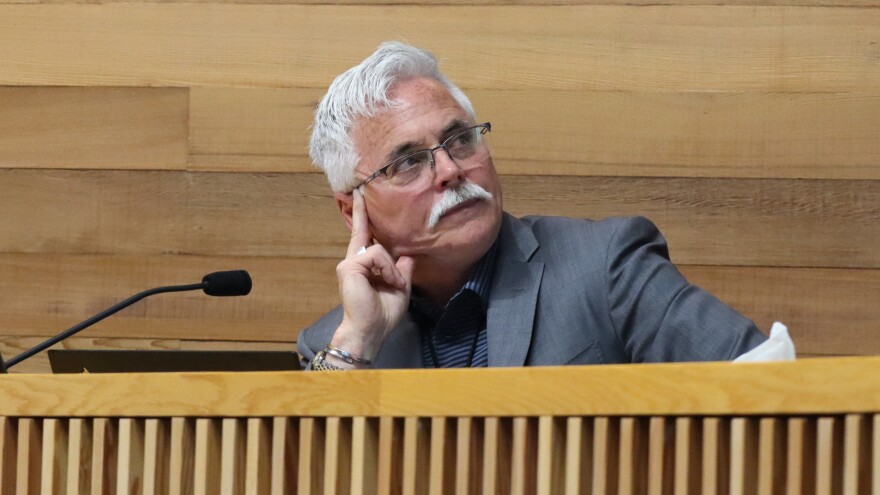 Lane County Commissioner David Loveall at a May 12, 2026 board meeting.