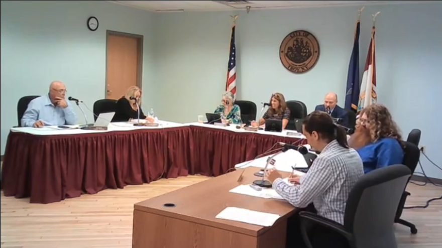 The Troy City Council met for Thursday's regular meeting