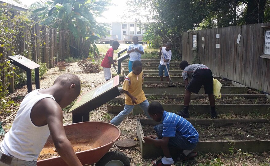 Freedom Garden at the River Road African American Museum