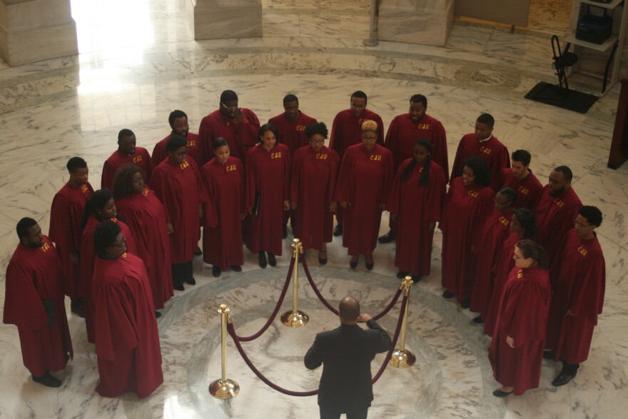 The Central State University Chorus will perform with the Bach Society of Dayton this weekend.