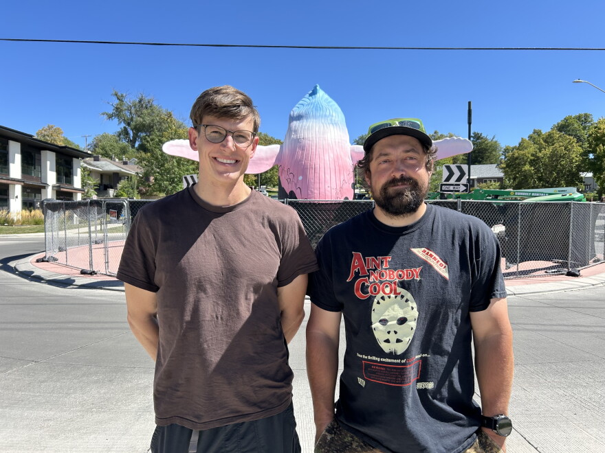 “Whaleathon” organizers Jackson Bradshaw (left) and Evan Service, Sept. 4, 2026. The pair hope people register for the first whale marathon officially recognized by the city.