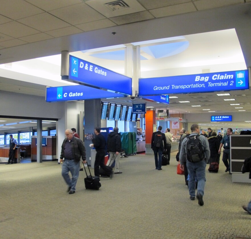 Gates at SLC International Airport