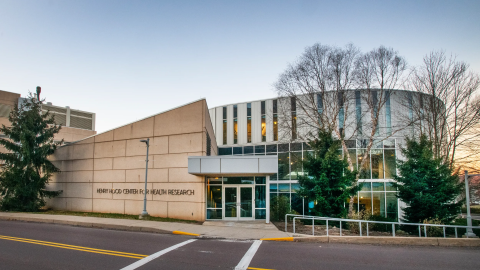 Geisinger conducts genetic research out of its Department of Genomic Health located at the Henry Hood Center for Health Research in Danville.