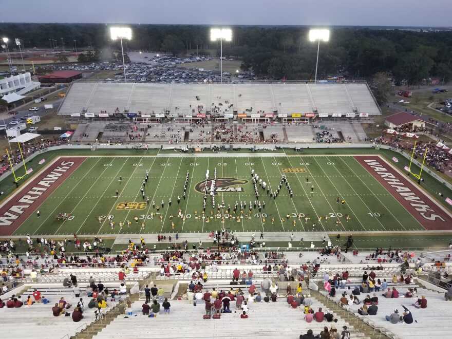 The Sound of Today on the field at Malone Stadium.