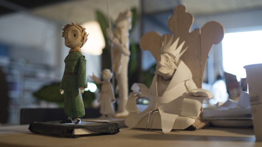 Osborne's film adaptation of <em>The Little Prince</em> has CGI, hand-drawn paper cut-outs and clay animation.