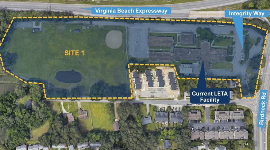 One option for a new Virginia Beach Law Enforcement Training Academy is to build it at the existing site.