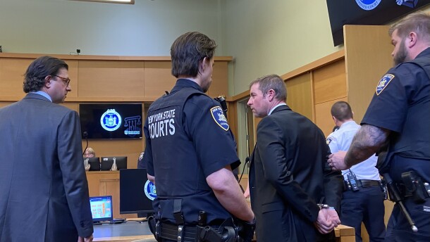 John Reilly in handcuffs after verdict 3-26-26