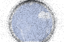 Approximately 19,000 manmade objects larger than 10 centimeters orbit the Earth. These images, based on models, show the distribution of orbital debris around Earth.