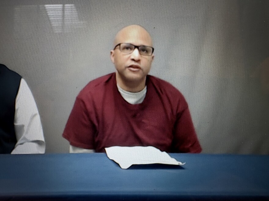 Death row inmate Kendrick A. Simpson on Wednesday asked the Oklahoma Pardon and Parole Board for clemency.