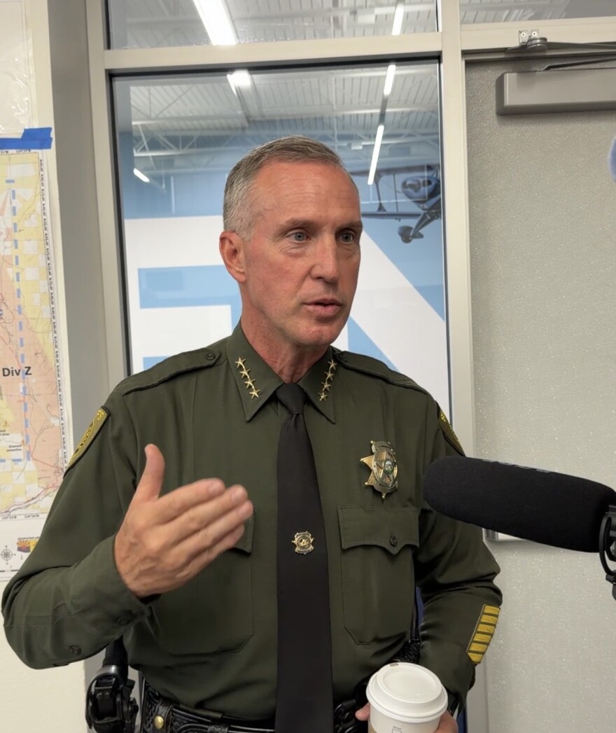 Sheriff Darin Balaam shares his perspective of the fires, saying the burned areas look like "the moons surface."
