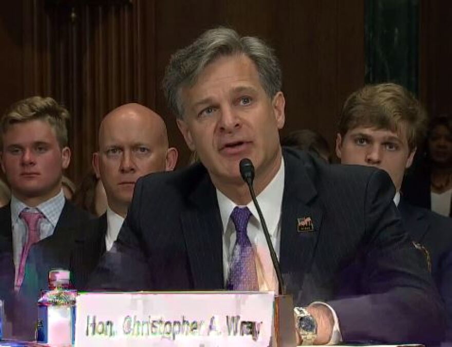 Christopher Wray Senate Confirmation hearing, July 12, 2017