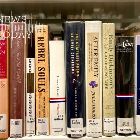 A selection of the poetry section at Spokane Public Library.
