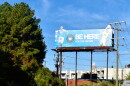 Charlotte FC rents this billboard from Adams Outdoor Advertising in Plaza Midwood.