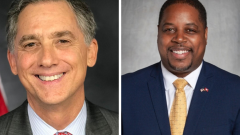 Republican U.S. Rep. French Jones (left) is facing a challenge from Democrat Chris Jones.