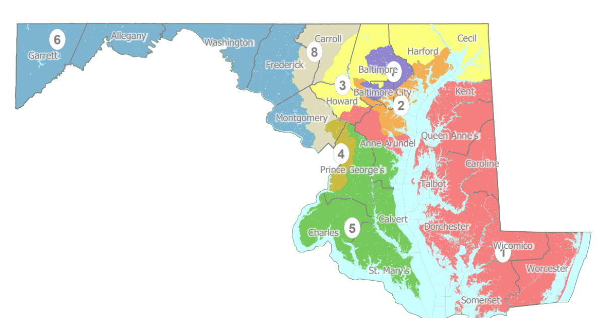 Maryland Congressional map favoring Democrats heads to House floor for first major vote
