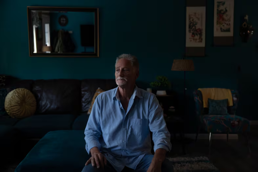 Washington State Sen. Jeff Wilson poses for a portrait at his Longview, Wash., home three days after the Nippon Dynawave Packaging Co. chemical disaster in Longview, Wash., on May 29, 2026. Wilson used to contract with Nippon Dynawave and his son currently works there.