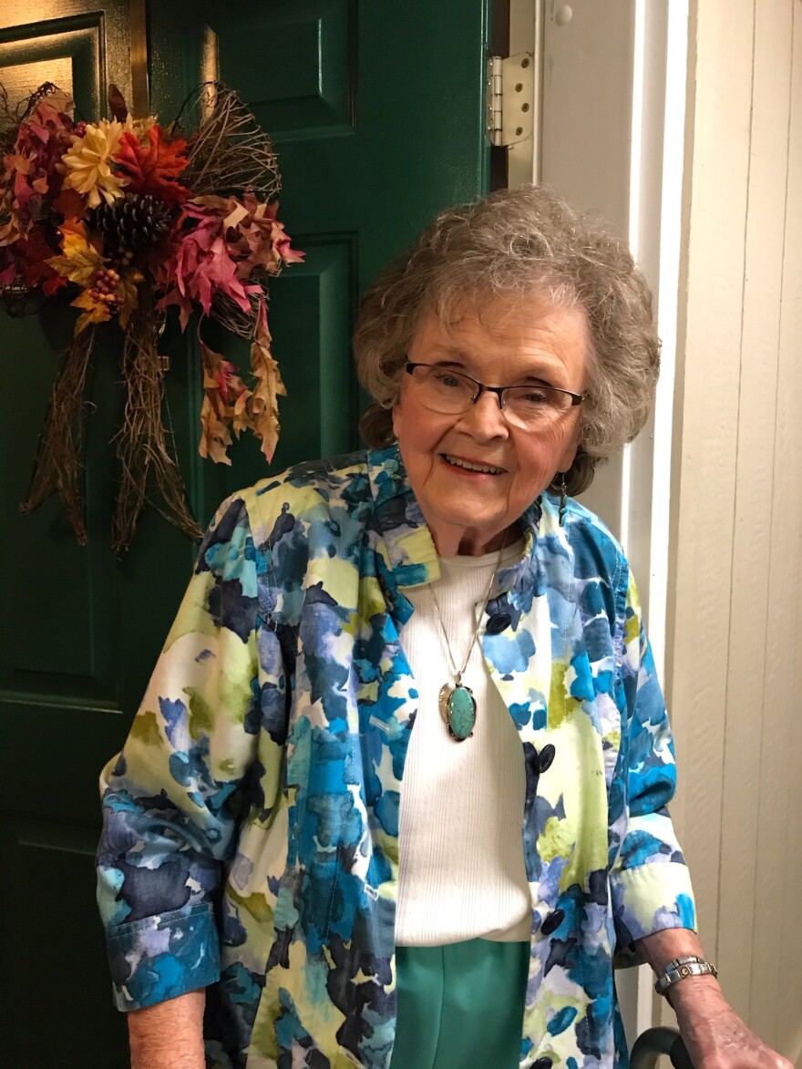 Betty Partridge being picked up for a service request.